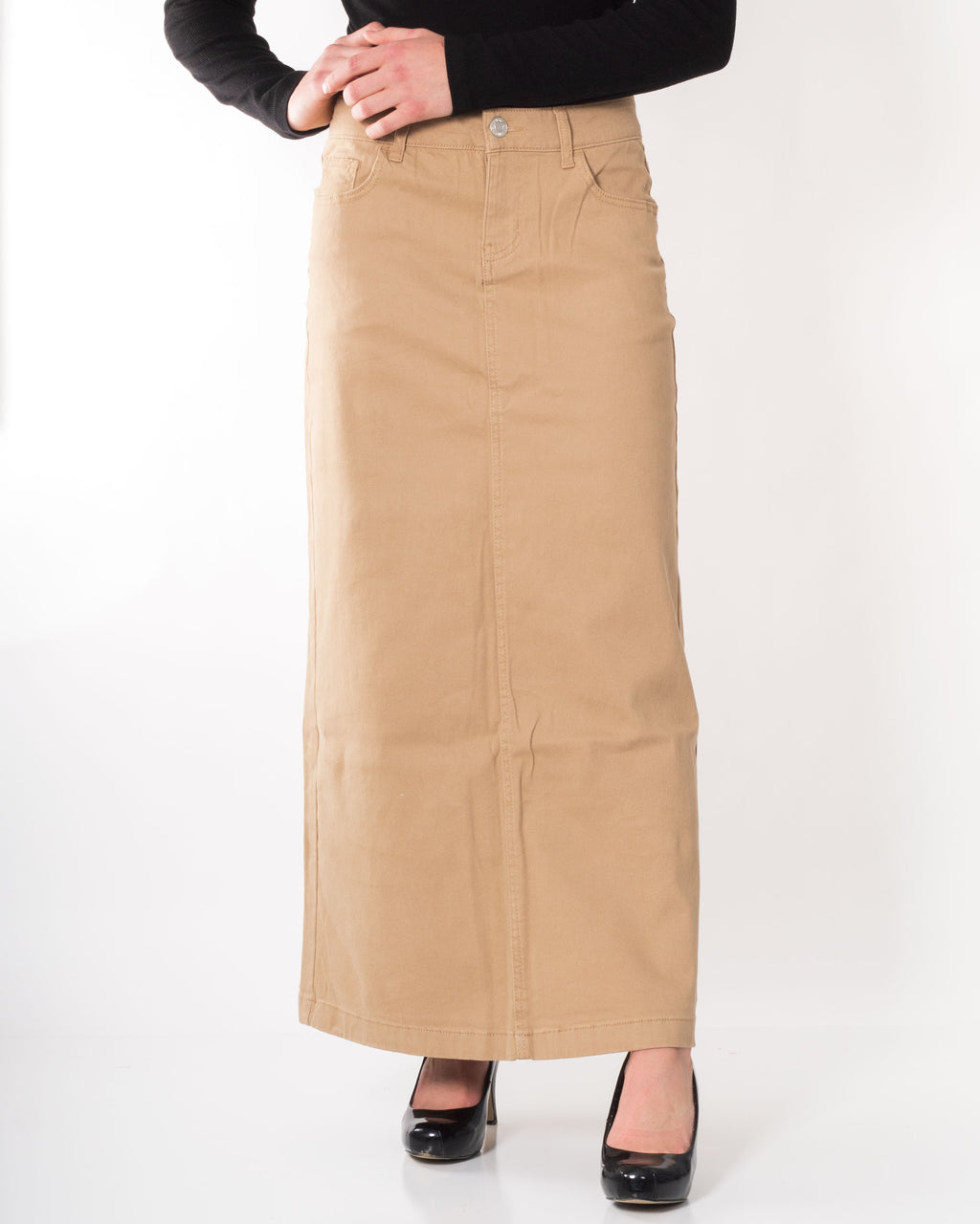 Long khaki skirts discount dsw