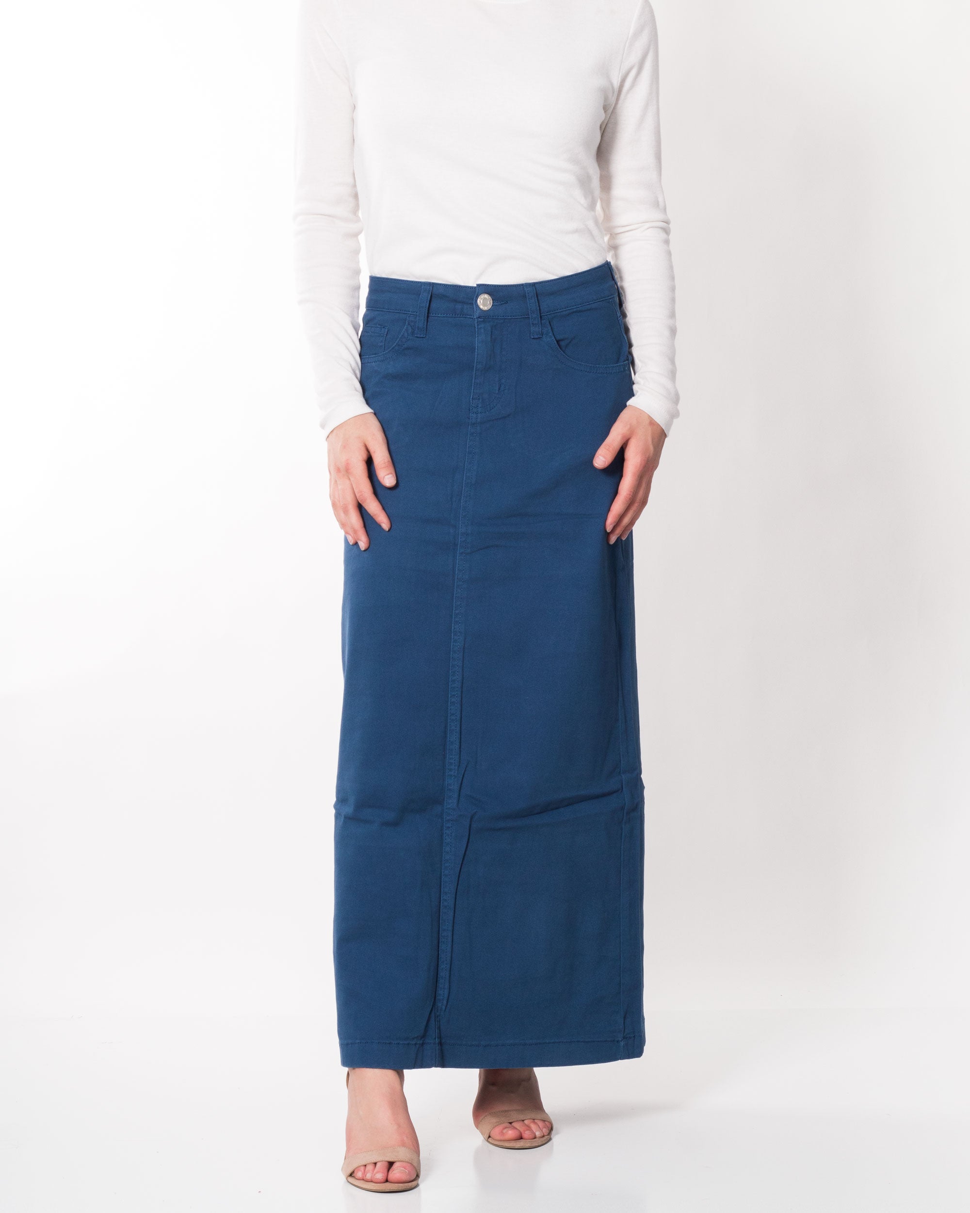 Sydney's Maxi Denim Skirt
