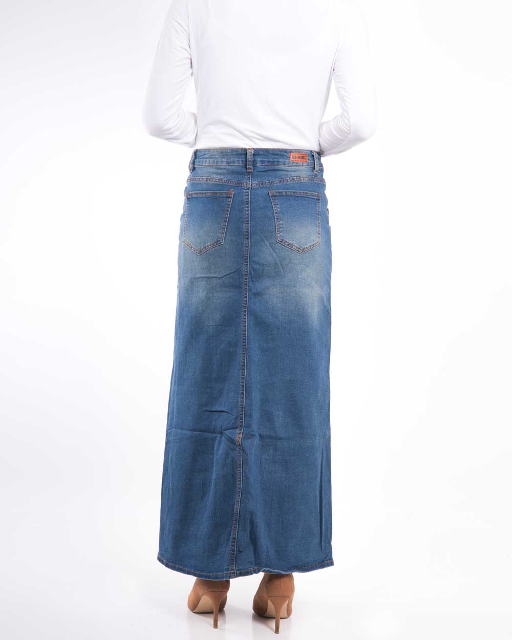 Meadow's Maxi Denim Skirt